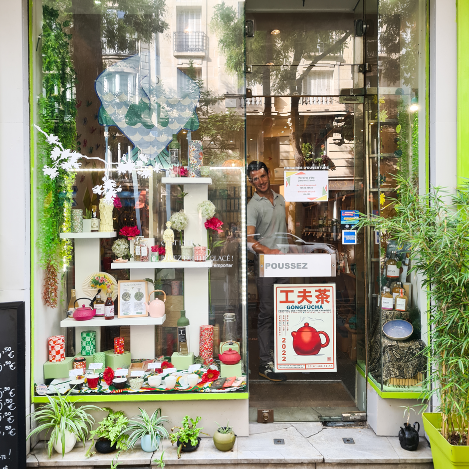 La boutique Thé Bon Thé Bio à Paris