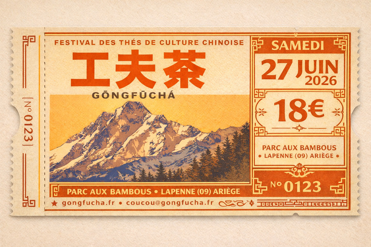 Billet samedi 27 juin du Festival 工夫茶 — GōngFūChá 2026