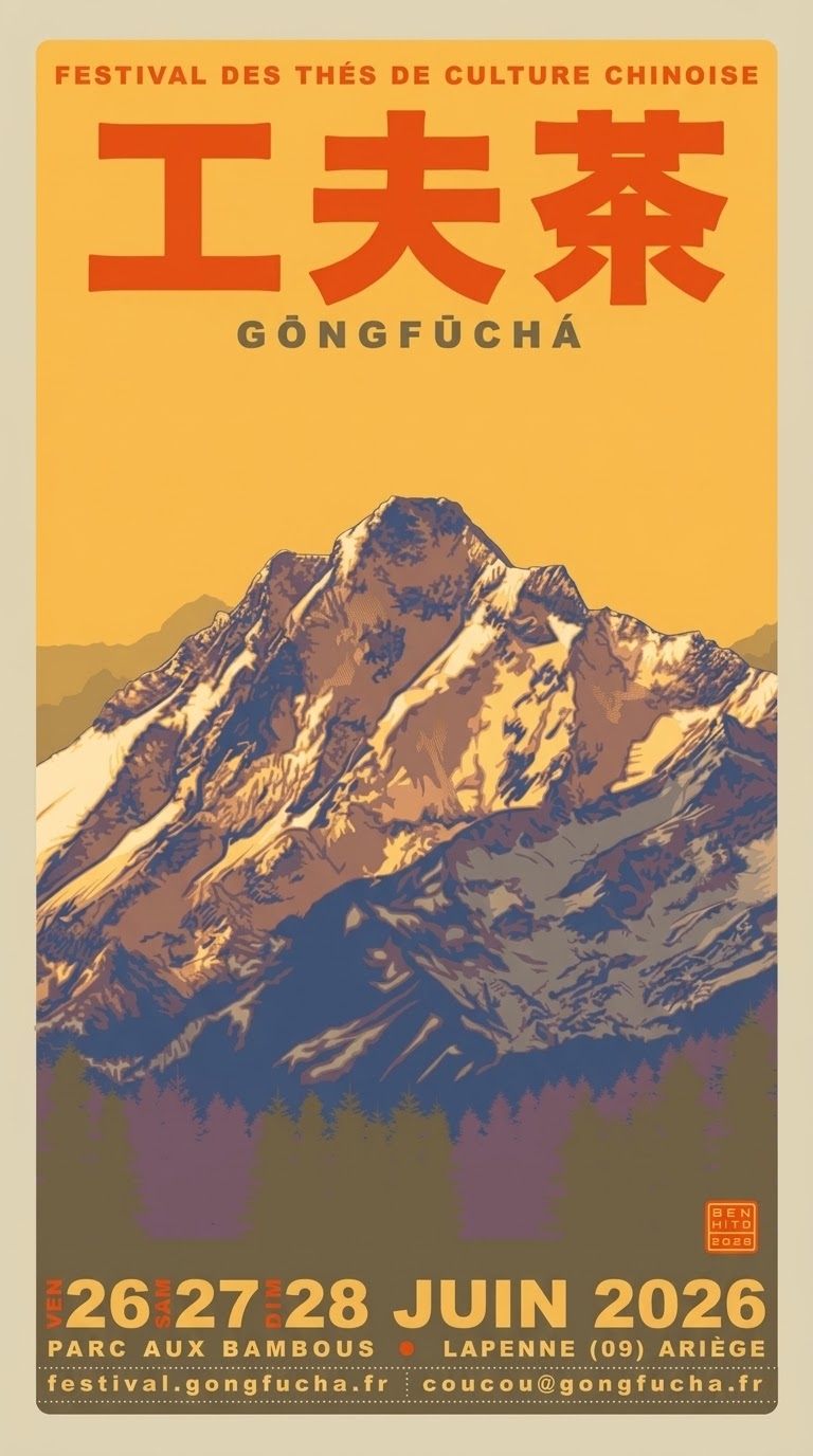 Visuel story du Festival 工夫茶 — GōngFūChá 2026, format 9:16